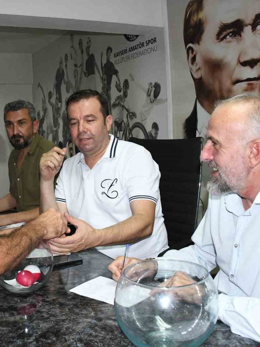 Kayseri Süper Amatör Küme’de fikstür heyecanı