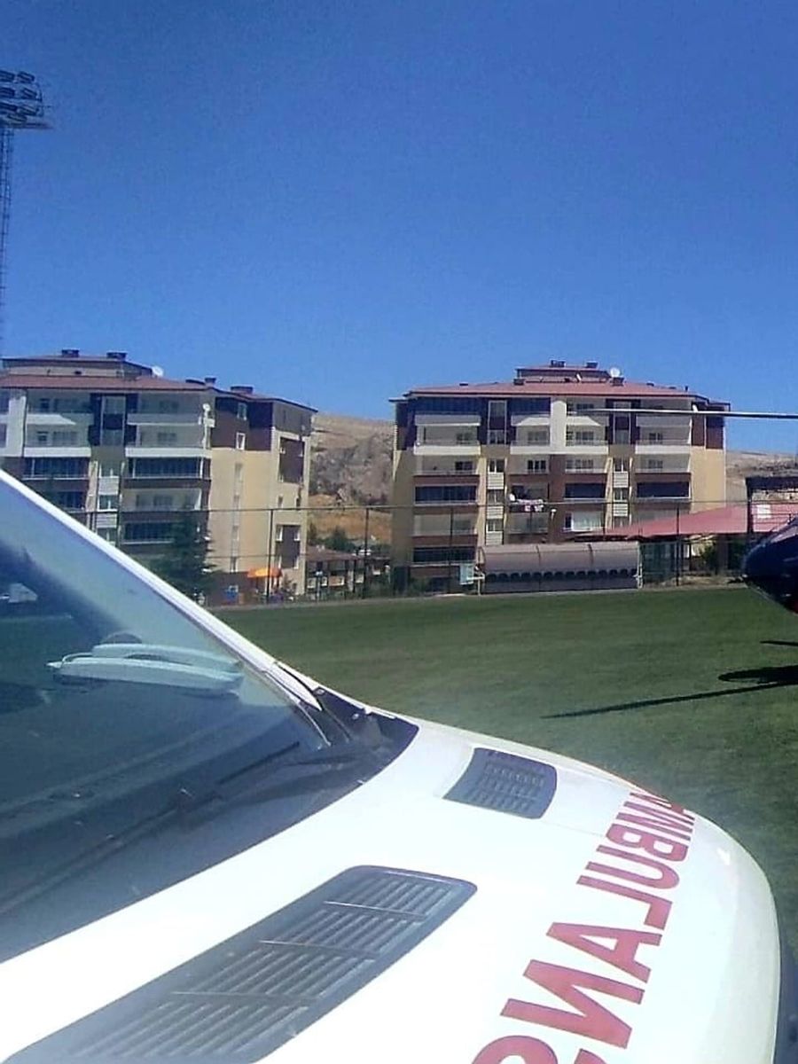 71 yaşındaki hasta hava ambulansıyla Malatya’ya sevk edildi