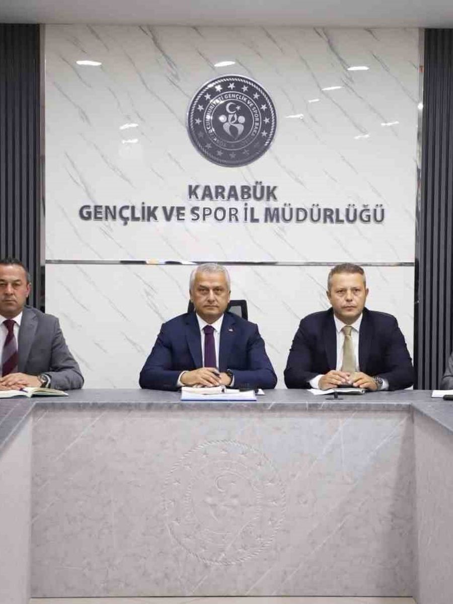 Gençlik ve Spor Müdürlüğünde dönem başı toplantısı