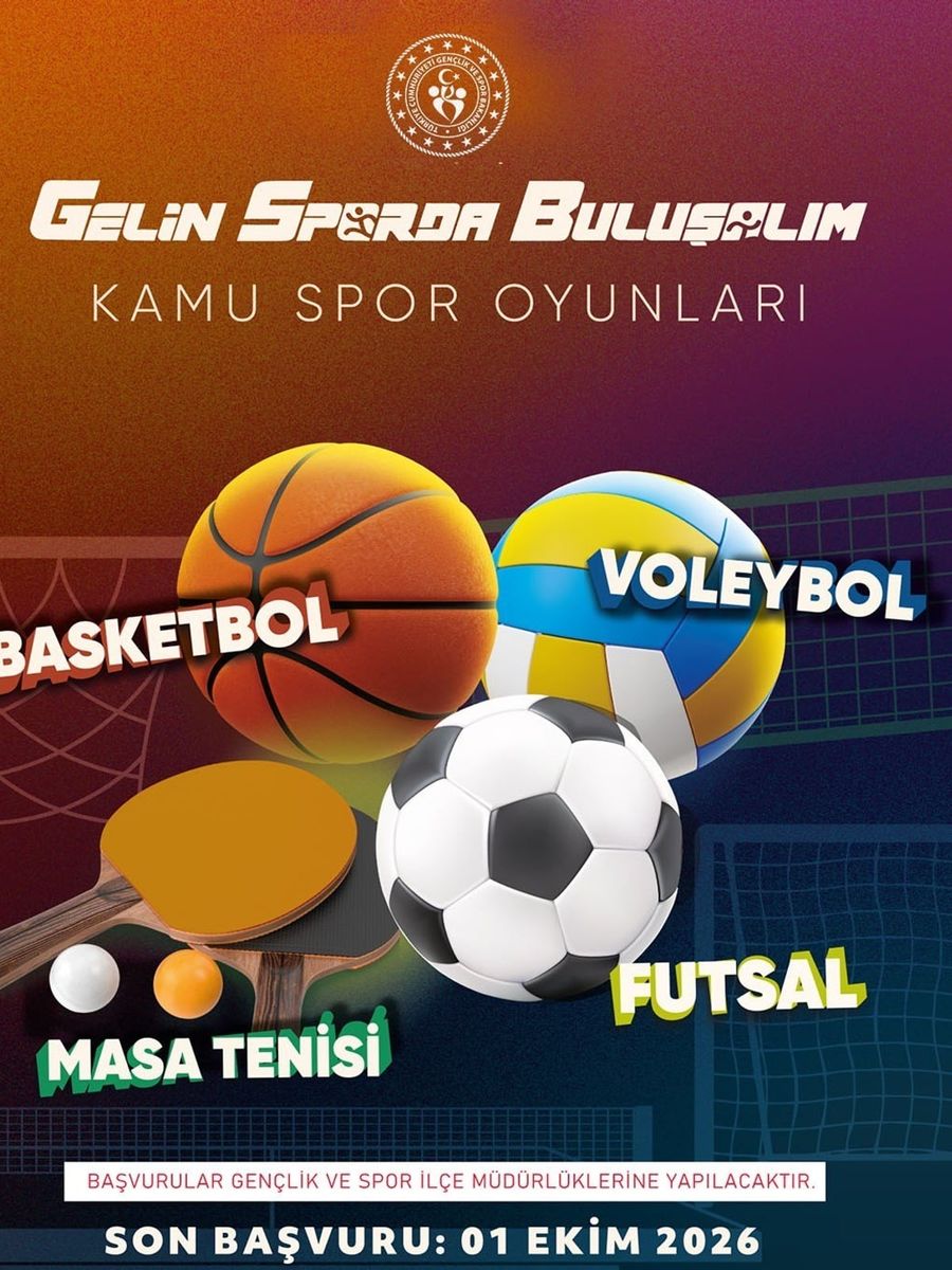 Kamu spor oyunları başlıyor