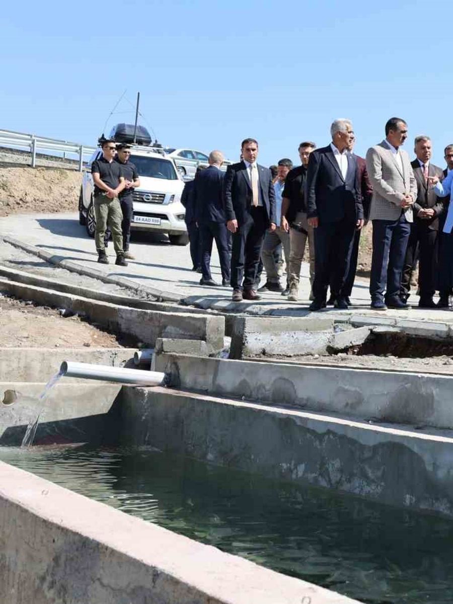 Taşlıçay’da açılan alabalık tesisi ilçe ekonomisine ve sosyal yaşama katkı sunacak