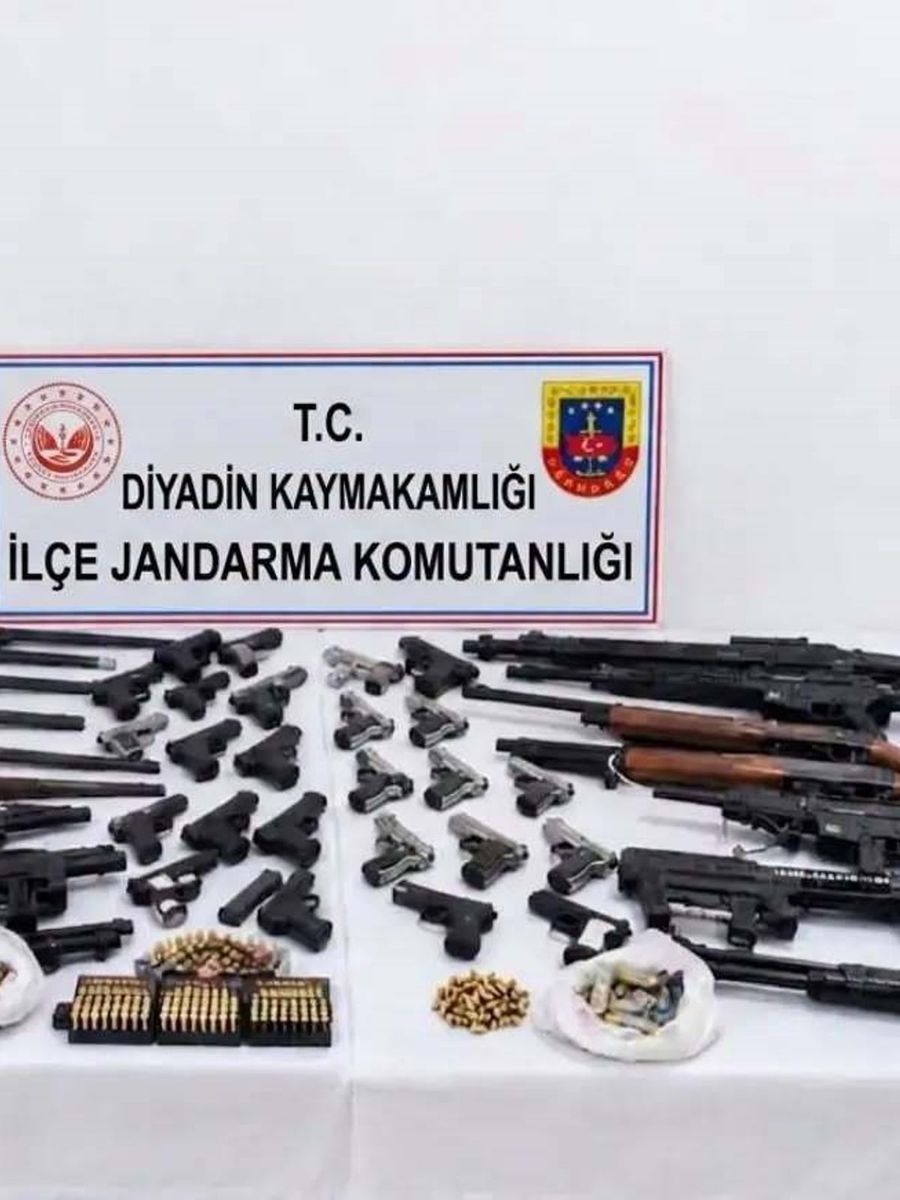 Diyadin’de silah kaçakçılığına büyük darbe: 28 adrese eş zamanlı operasyon