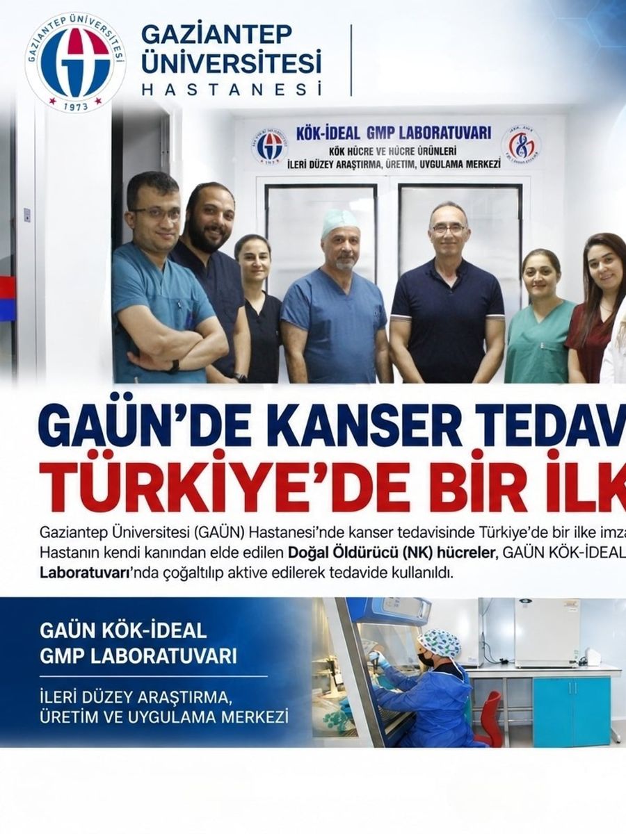 Kanser tedavisinde Türkiye’de bir ilk
