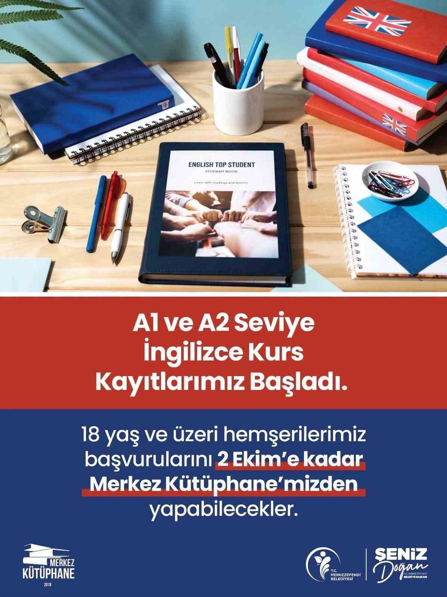 Merkezefendi’de A1 ve A2 seviye ingilizce kursu kayıtları başladı