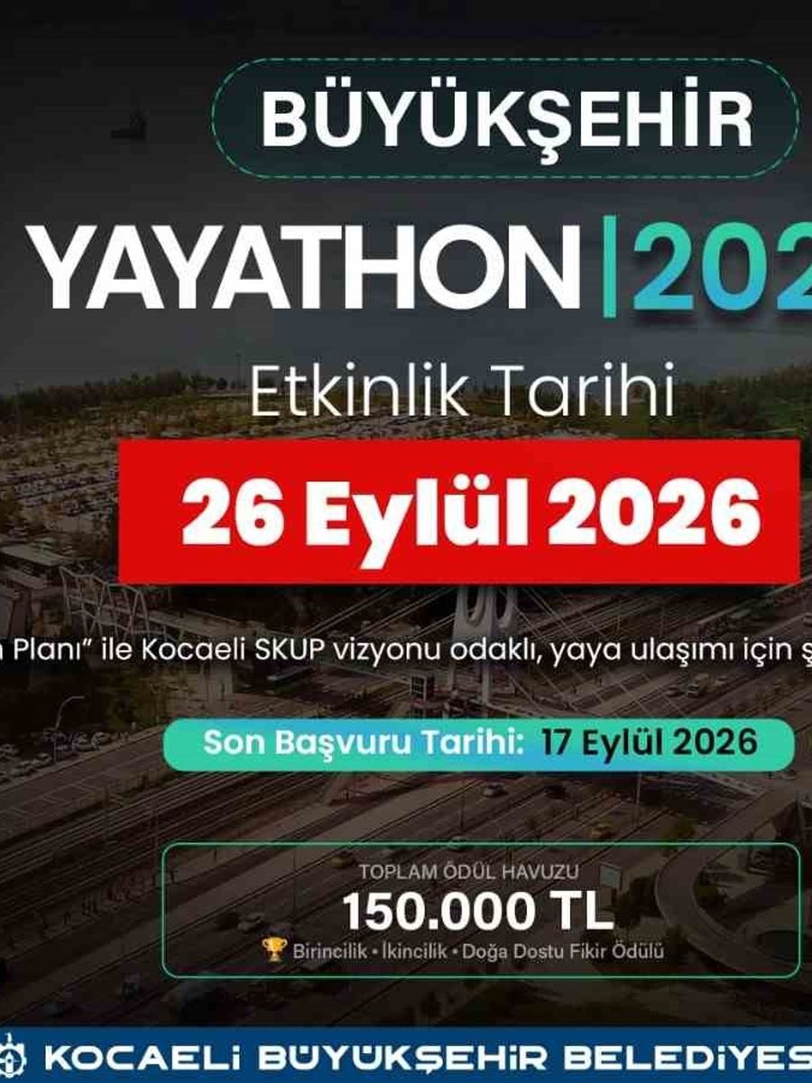 Yaya ulaşımına yenilikçi çözümler arayan yarışmada büyük ödül 150 bin TL