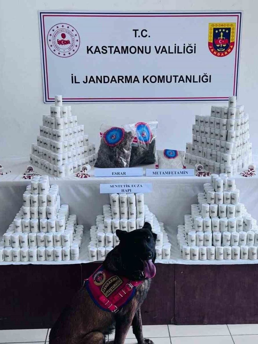 Binlerce sentetik ecza hapı ve uyuşturucuyla yakalanan sanığın yargılanmasına devam edildi