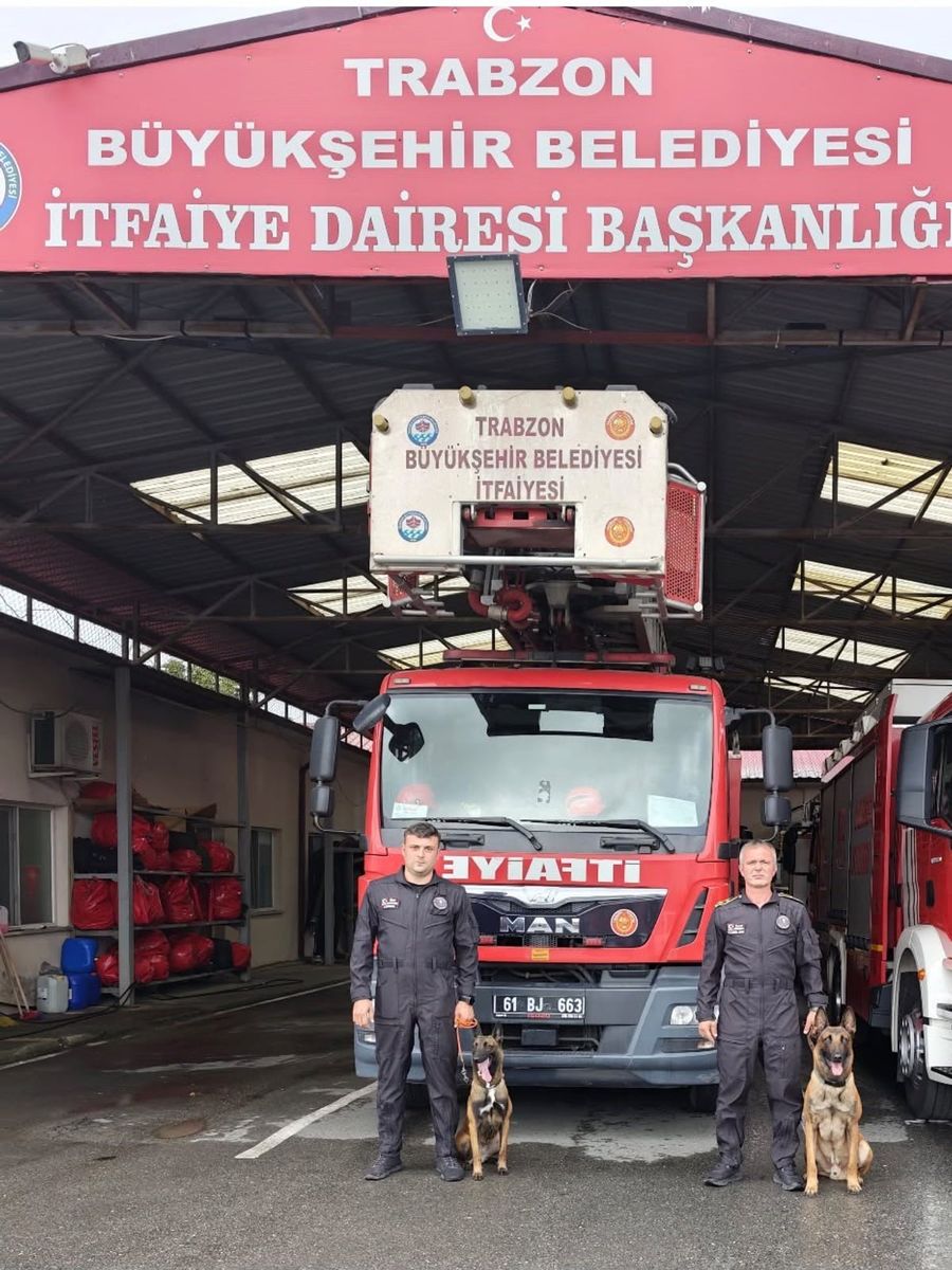 Arama kurtarma köpeklerinin eğitim üssü Trabzon oldu
