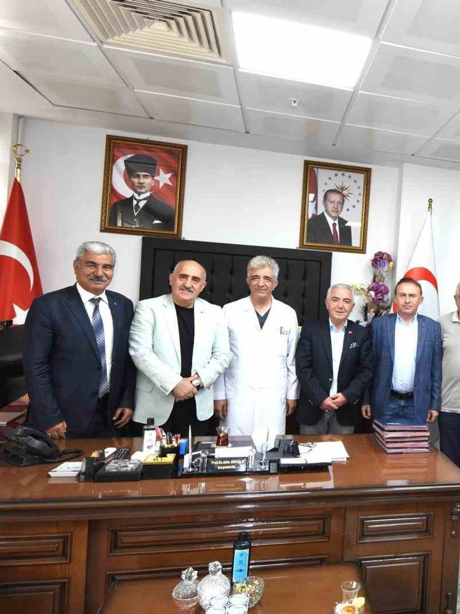 Erzurum Kent Konseyi’nden Başhekim Eroğlu’na ziyaret