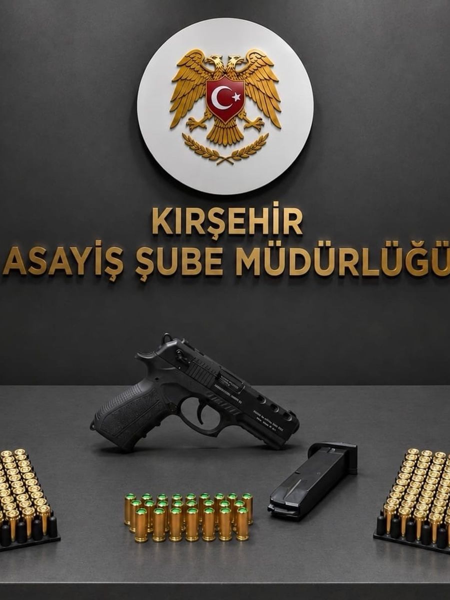 Kırşehir’de asayiş uygulamalarında silah ve uyuşturucu ele geçirildi
